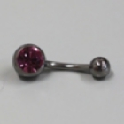 へそピアス(石付き)