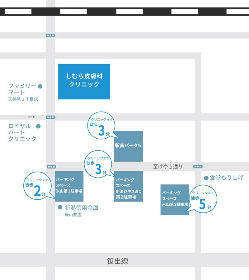 提携駐車場アクセスマップ