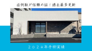 ２０２４年手術実績