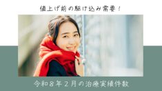 令和８年２月の治療実績件数